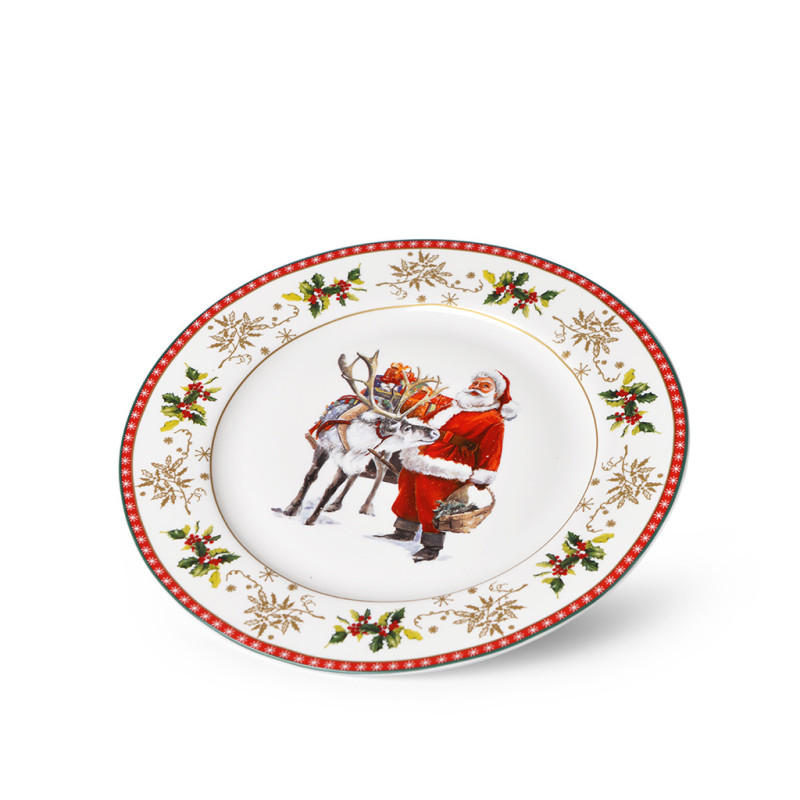 Тарелка CHRISTMAS 19,5 см (фарфор)
