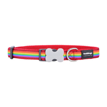 Dog collar Red Dingo STYLE RAINBOW 15 mm x 24-36 cm,,,