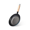 Frying pan SEAGREEN 24x4.5 cm with wooden handle (enamelled lightweight cast iron with non-stick coating)