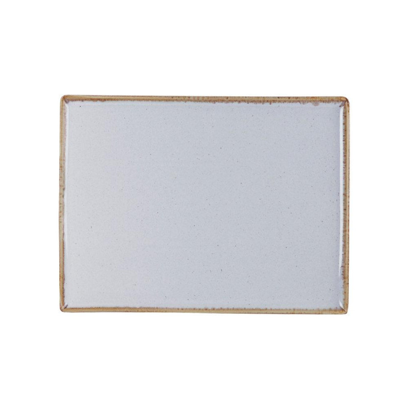 SEASONS pelēks ПРЯМОЙ ūrveida тарелка  35X25cm, Porland