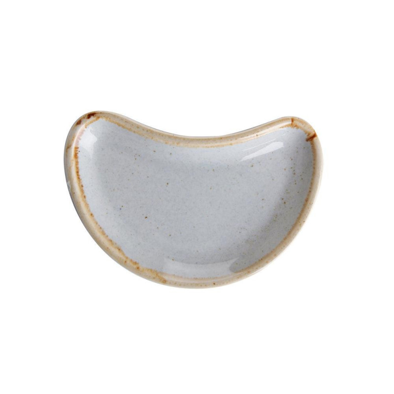 SEASONS pelēks izliekts тарелка  uzkodām 11cm, Porland