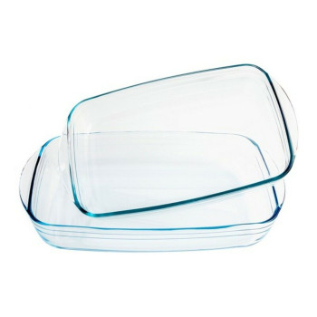 Krāsns trauku komplekts Pyrex Classic Caurspīdīgs Stikls (2 gb.)