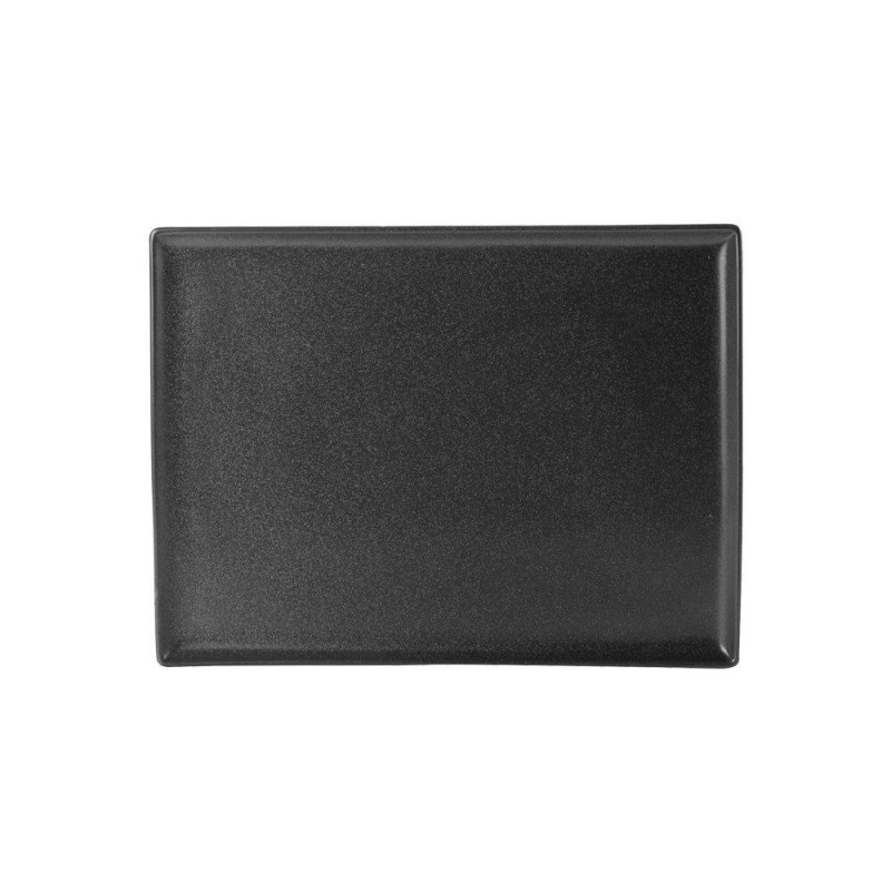 SEASONS melns STRAIGHT ūrveida plate  27x21cm, Porland