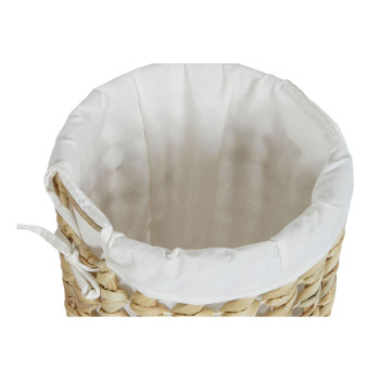 Veļas grozs Home ESPRIT Balts Dabisks 3 Daudzums 46 x 46 x 69 cm,,,