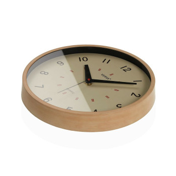 Wall Clock Versa Beige Plastic 4 x 30 x 30 cm,,,