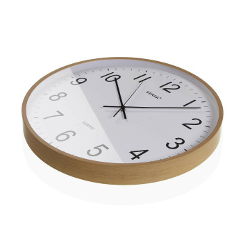 Wall Clock Versa Plastic Quartz MDF Wood 5,2 x 50 x 50 cm,,,