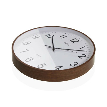 Wall Clock Versa Plastic Quartz MDF Wood 5,5 x 40 x 40 cm,,,