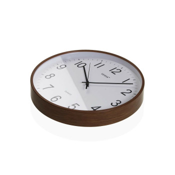 Wall Clock Versa Plastic Quartz MDF Wood 4 x 30 x 30 cm,,,
