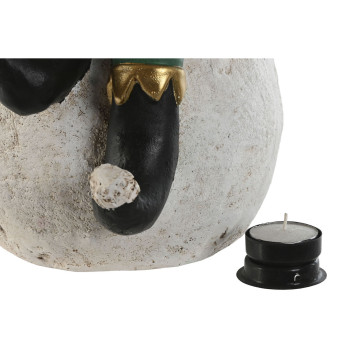 Jõuluehe Home ESPRIT Valge Must Punane Roheline Haldjas 26 x 26 x 42 cm,,,