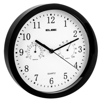 Wall Clock ELBE RP-1005-N White/Black,,,