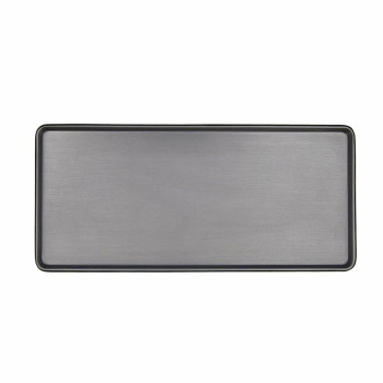 Pasniegšanas Plate Bidasoa Gio Pelēks Plastmasa 31,5 x 14,5 cm (9 gb.)