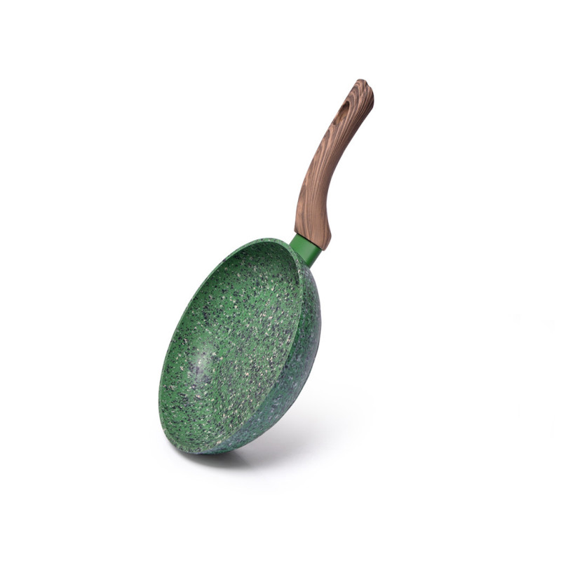 Frying pan MALACHITE 20x4.5 cm with induction bottom (aluminium with non-stick coating)