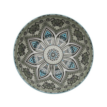 Salatikauss Versa Roheline Keraamiline Portselan 22,5 x 9 x 22,5 cm