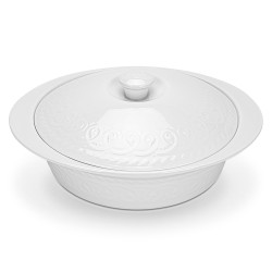 Round baking dish with...