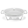 Oval chafing dish Parmigiano 36x25.7x6.1 cm / 1.9L (porcelain)