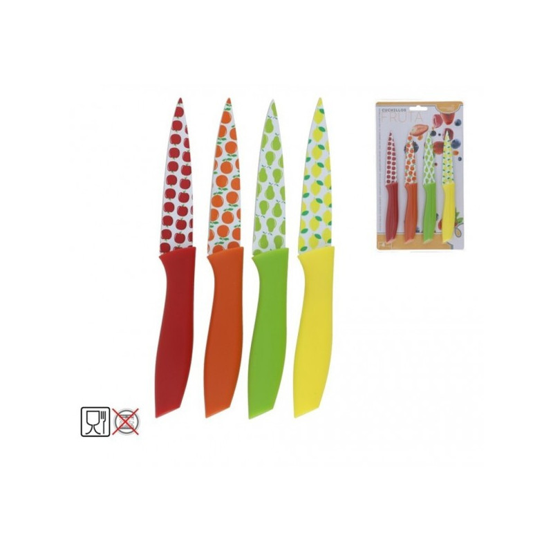 Peiliukai 19cm 4vnt FRUIT