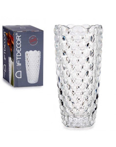 Vāze stikla. 19.5*8cm...