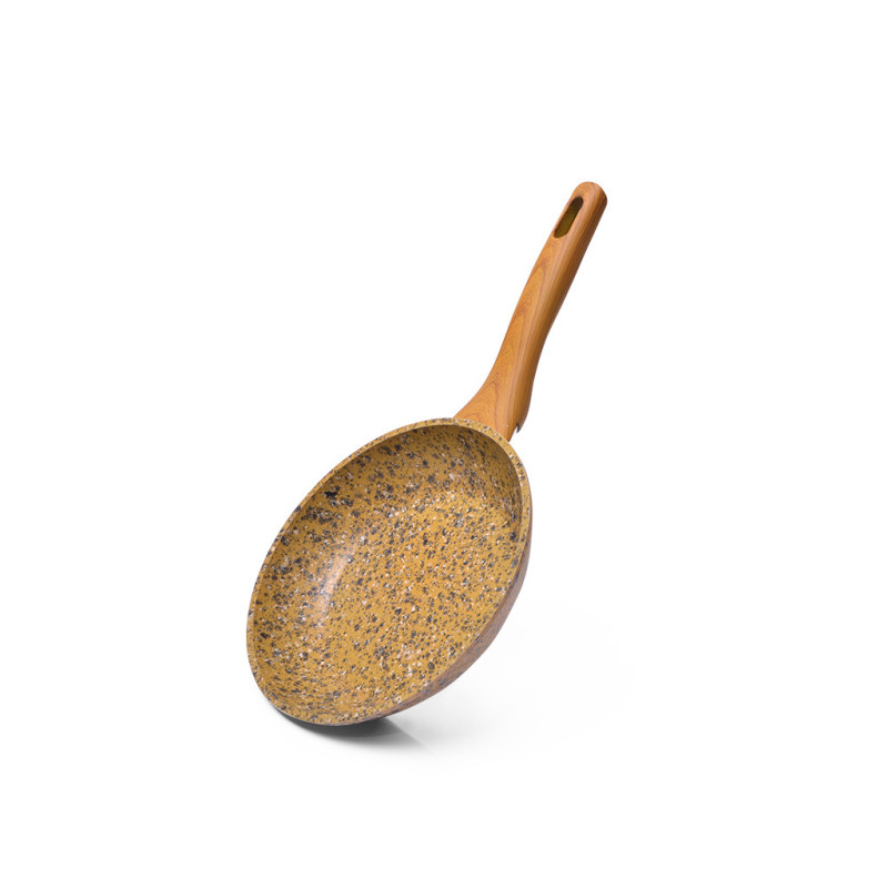 Frying pan IMPERIAL GOLD 20x4.5 cm, YELLOW color (aluminium with non-stick coating)