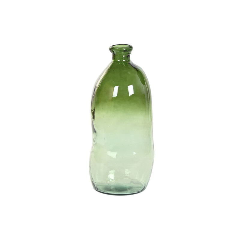 Vase Home ESPRIT Green Recycled glass 34 x 34 x 73 cm,,,