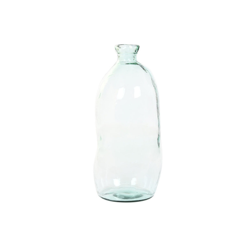 Vase Home ESPRIT Transparent Recycled glass 34 x 34 x 73 cm,,,
