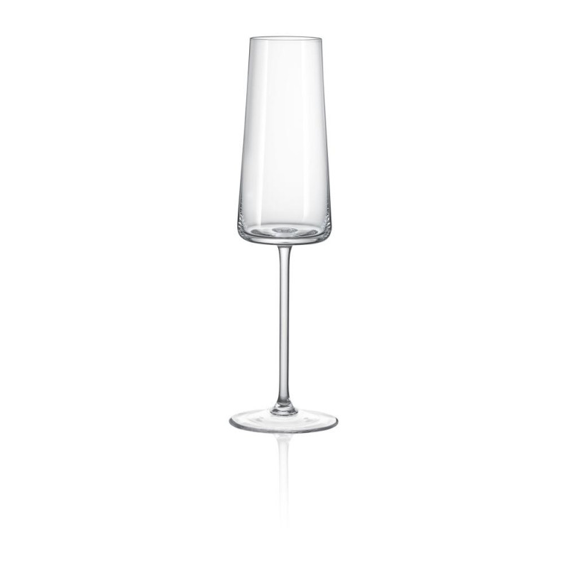 RAY ŠAMPANIEŠA GLĀZE 180ML, KRISTALĪNS, Crystalex