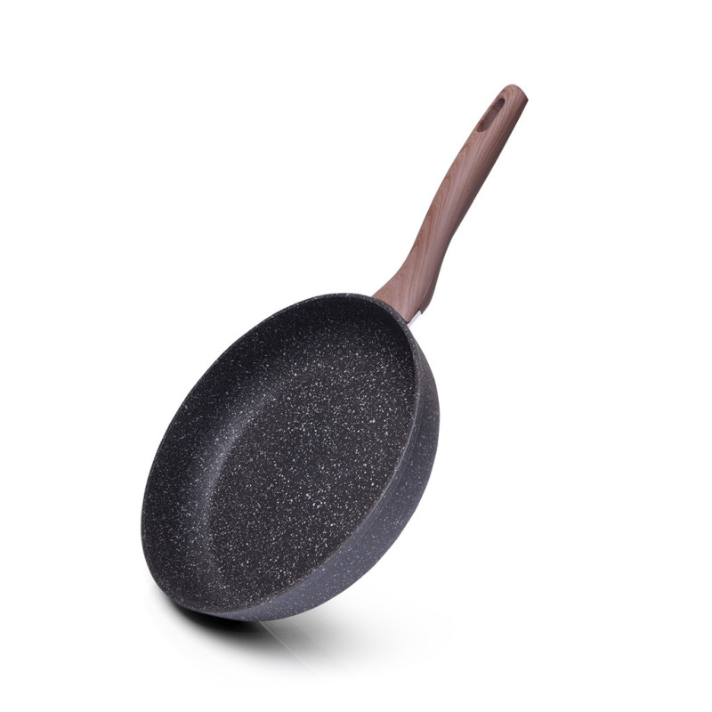 Frying pan GRANDEE STONE 28x6.0 cm with induction bottom (aluminium with non-stick coating)