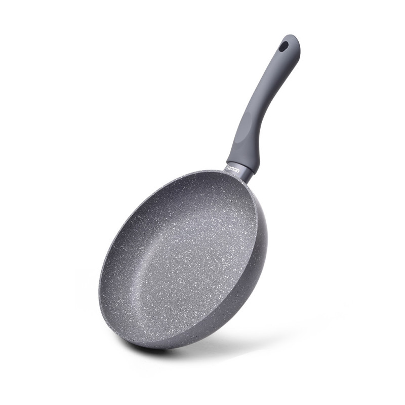 Frying pan VULCANO 24x5.0 cm with induction bottom (aluminium with non-stick coating)