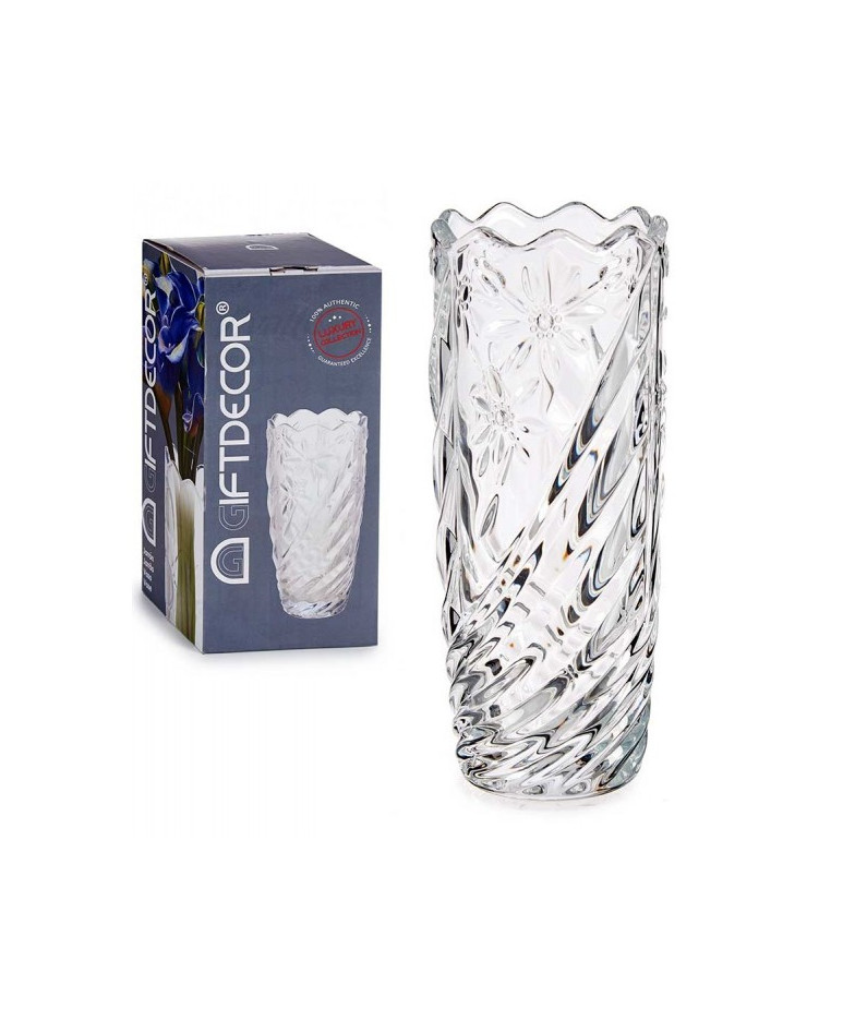 Vāze stikla. 25*12cm DAISY GIFT