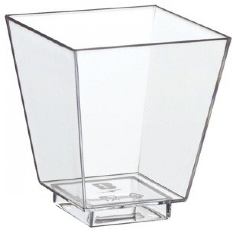 UZKODU TRAUCIŅI 50GAB., 5x4.5x4.5CM, 50ML, CAURSPĪDĪGI, PS, 0.352kg/iepak., Pap Star