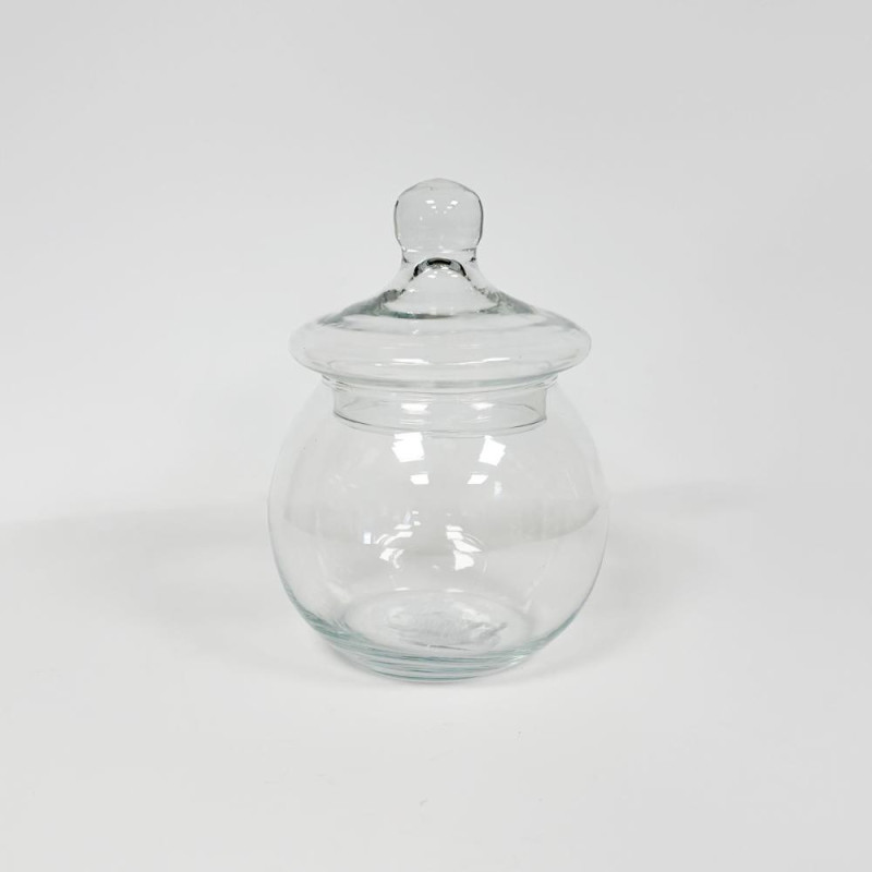 Конфетница H15CM, D8CM, AR КРЫШКОЙ , STIKLS, Partner