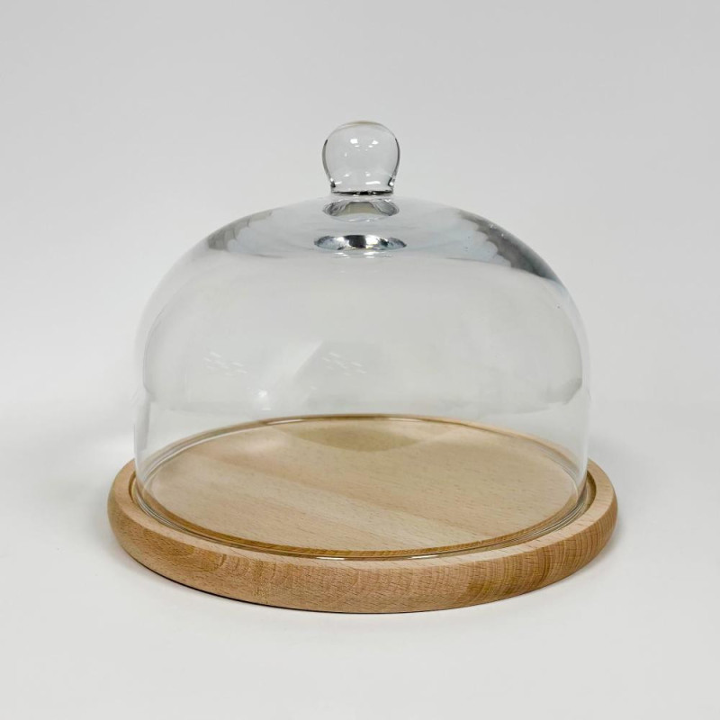 KŪKAS PAMATNE AR VĀKU H15CM, D19.5CM, DAB.KOKS/STIKLS, Partner