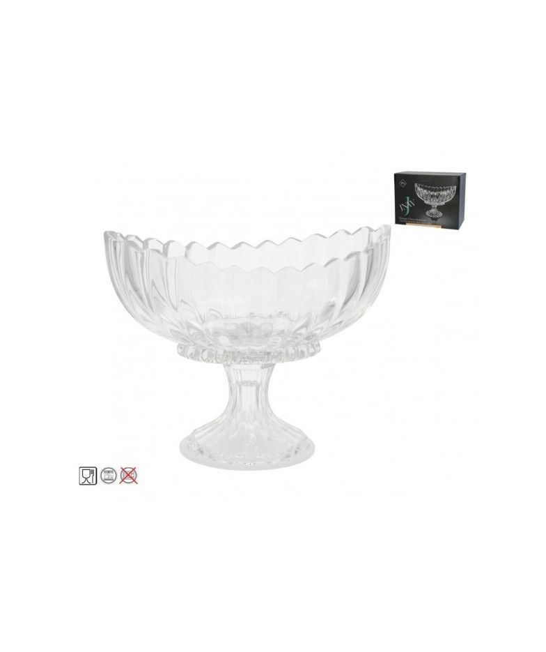 Augļu trauks. 22*28*15cm uz kājas oval ALASKA