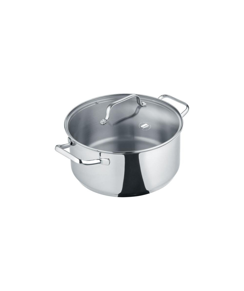 B.BRILLIANT POT D20CM, WITH LID, STAINLESS STEEL, INDUCTION COMPATIBLE, Berndes