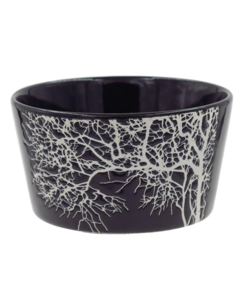 TREE BĻODA 13CM, MELNA, KERAMIKA, NEWILL