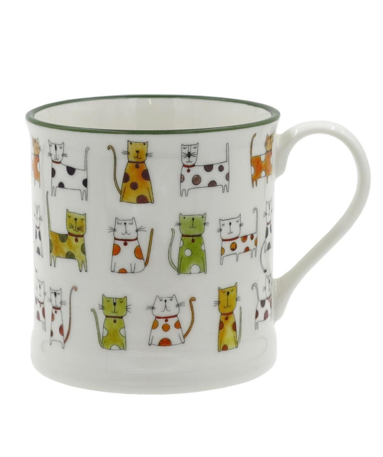 FRIENDLY CATS MUG 360ML, KERAMIKA, NEWILL