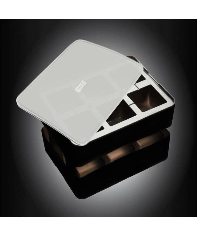 LEDUS FORMIŅAS 5x5CM, KVADRĀTI, SILIKONS, Lurch