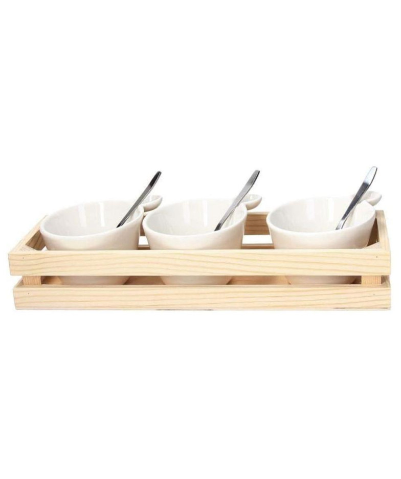 UZKODU TRAUCIŅI UN KAROTĪTES 3GAB KOMPL., BALTA KERAMIKA, KOKS, Tognana