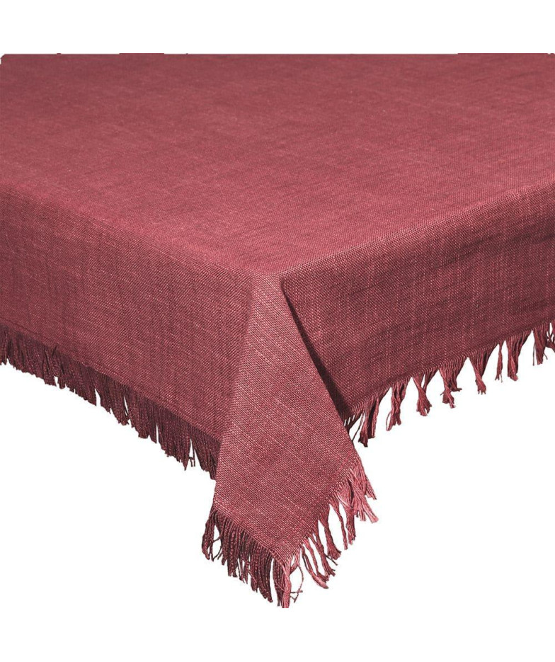 VOLTERRA GALDAUTS 150X300CM, SARKANROZĀ, KOKVILNA, Tognana