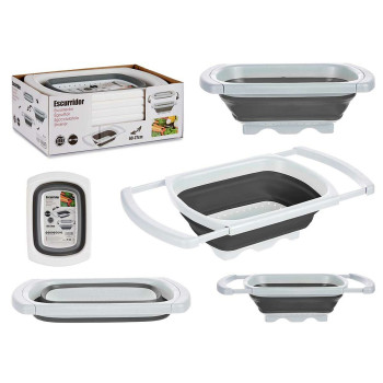 Filtruotas Kinvara CH43223-4 Balta Pilka polipropileno TPR 60 x 26 x 12 cm 39,5 x 4,5 x 26 cm (6 vnt.)
