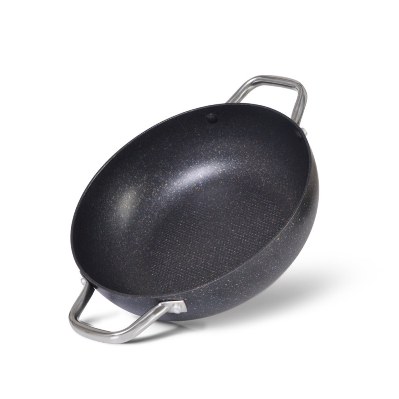 Wok PROMO 28x8 cm / 4 LTR with induction bottom (aluminium with non-stick coating)