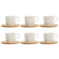 Set of 6 Cups with Plate...