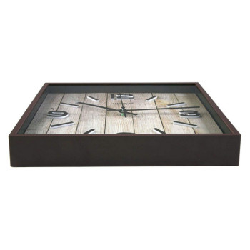 Wall Clock Versa Brown Plastic Escandinavo/Nórdico 4,1 x 28 x 28 cm,,,