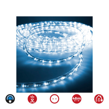 LED caurule EDM 72716 flexiLED Zils 1,4 W x 1 m 48 m 2 ceļi,,,