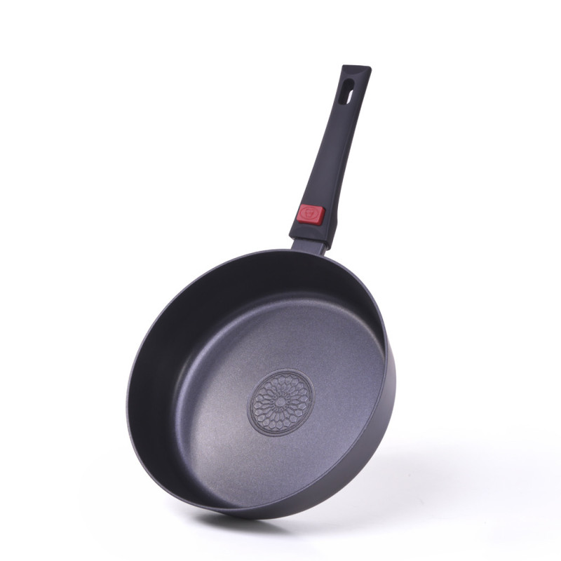 Deep frying pan OFELIA 26x7 cm with detachable handle with induction bottom (aluminum with non-stick coating)
