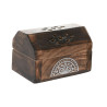 Essential oil burner Home ESPRIT Mango wood Mandala Indian Man 9,5 x 5,5 x 6 cm Incense (6 Units) (10 Units),,,