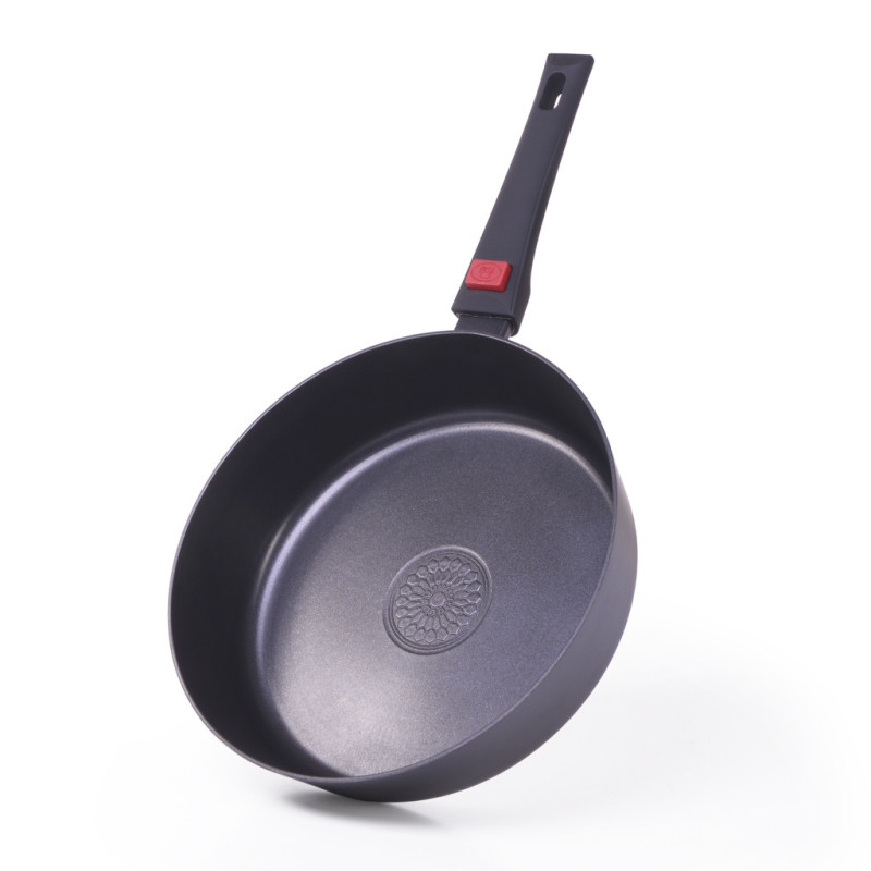 Deep frying pan OFELIA 28x7.5 cm with detachable handle with induction bottom (aluminum with non-stick coating)