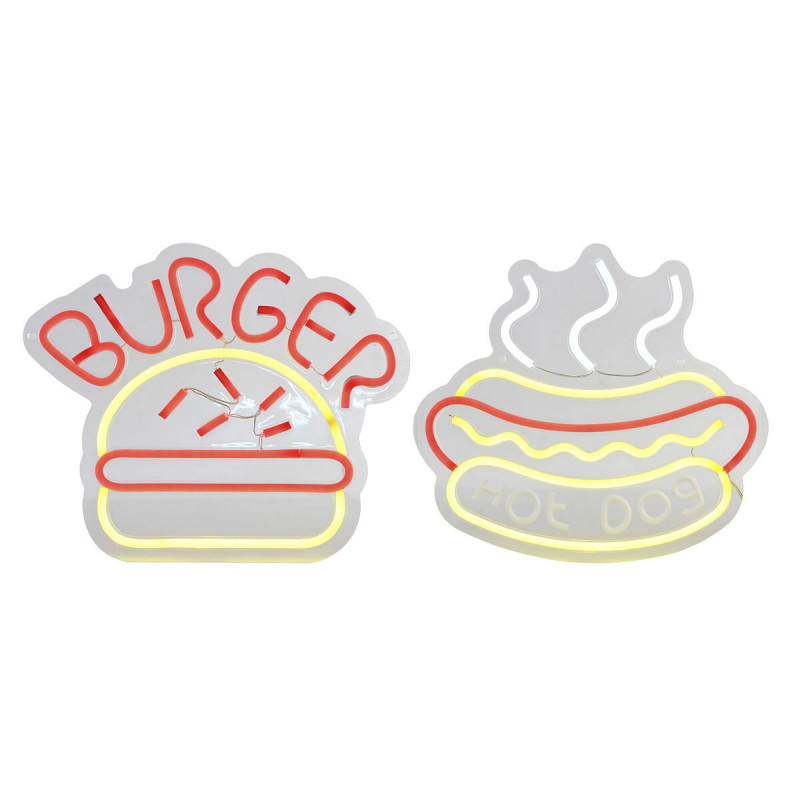 Apšvietimo apdaila Home ESPRIT Akrilas Miesto 30 X 1,5 X 28 CM (2 vnt.),,,