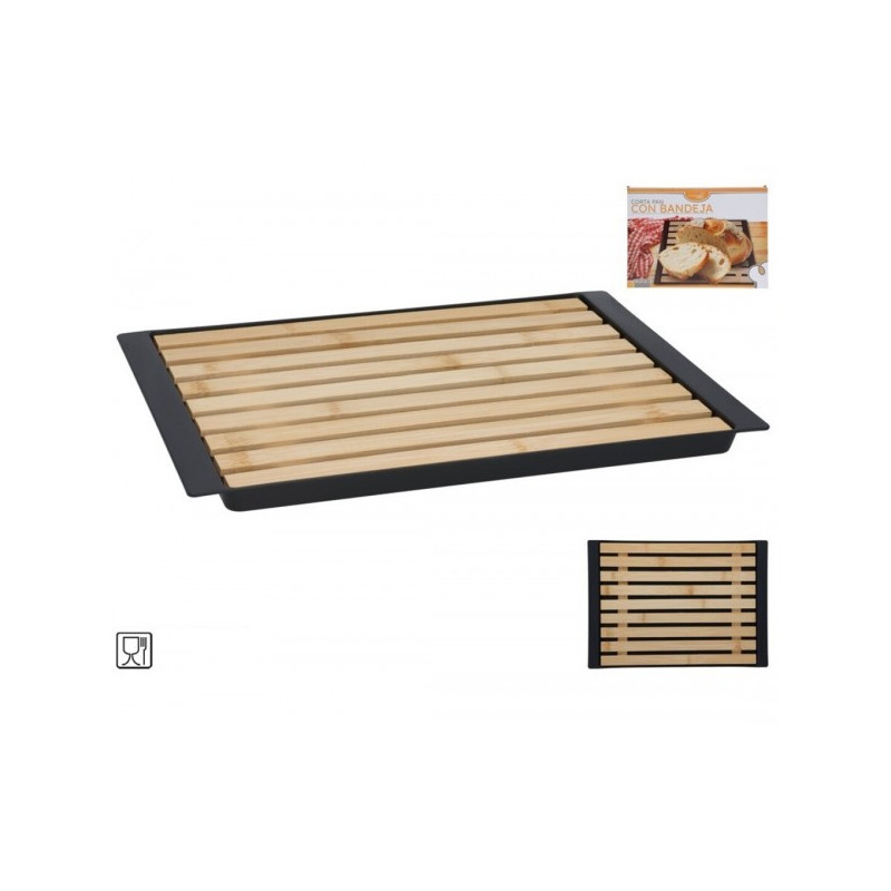 virtuves dēllitis griešanai bambuk. 38*27*1.8cm su поддонu