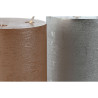 Svece LED DKD Home Decor Bronza Sudrabains 15 x 15 x 20 cm (AA) (2 gb.),,,