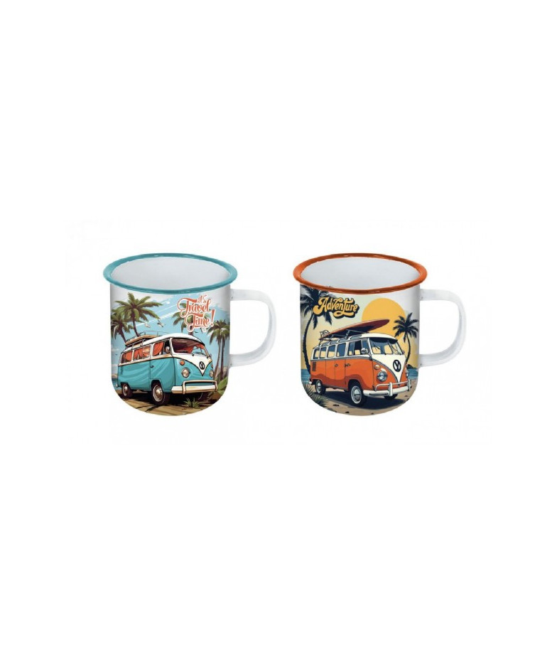 Enamel mug. 500ml RETRO